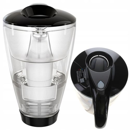 Dzbanek filtrujący szklany Dafi Crystal LED 2l + 10x Filtr Dafi na Arena.pl