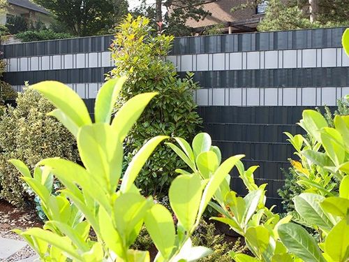 TAŚMA OGRODZENIOWA SZARA 19cmx35m OSŁONA NA OGRODZENIE PANELOWE PŁOT na Arena.pl