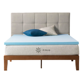 Ochraniacz na Materac Pianka Memory z Żelem Chłodzącym 80x190 cm Niebieski