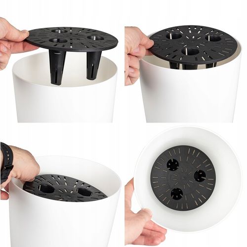 DONICA DONICZKA WYSOKA KWIETNIK STOJĄCY NA NÓŻKACH DO DOMU OGRODOWA BIAŁA na Arena.pl