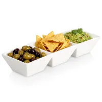 Miseczki Talerz Miska Taca na Przekąski Przystawki Tapas Sosy Dipy Dipówka
