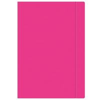 TECZKA Z GUMKĄ A4 LUX INTERDRUK RÓŻOWA