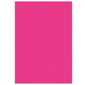 TECZKA Z GUMKĄ A4 LUX INTERDRUK RÓŻOWA