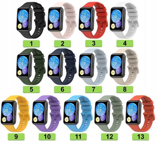 ZESTAW 3 PASKÓW PASEK OPASKA BRANSOLETA DO HUAWEI WATCH FIT 2 |DUŻO KOLORÓW na Arena.pl