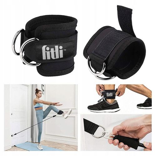 OPASKI TRENINGOWE NA KOSTKĘ KOSTKI SIŁOWNIĘ DO WYCIĄGU ATLASU ZESTAW 2 SZT na Arena.pl