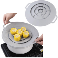 Silikonowa pokrywka przykrywka na garnek Uniwersalna przeciw kipieniu