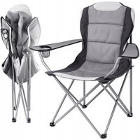 SKŁADANE KRZESŁO WĘDKARSKIE turystyczne kempingowe plażowe + POKROWIEC