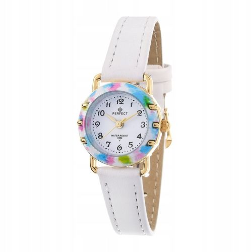Zegarek PERFECT dla dziewczynki NA KOMUNIĘ biały prezent komunijny kwarcowy na Arena.pl