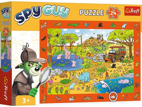 PUZZLE 24 OBSERWACYJNE SPY GUY SAFARI 15591 na Arena.pl
