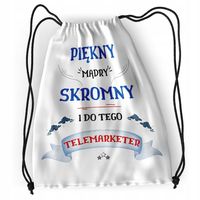 Plecak Dla Telemarketera Sportowy Szkolny Worek Z Nadrukiem Ze Zdjęciem
