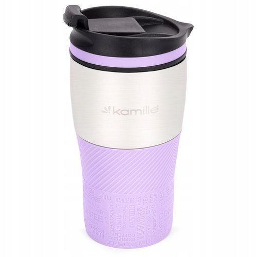 KUBEK TERMICZNY stalowy TERMOS do kawy herbaty szczelny KAMILLE 320ml na Arena.pl