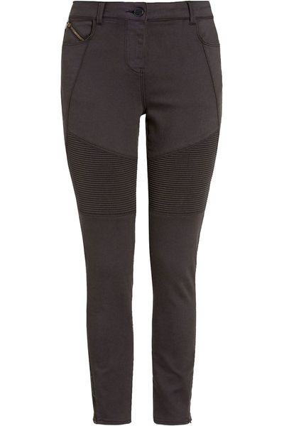 Next Czarne Jeansy, Zamki na Nogawkach, Regular - 36 / S zdjęcie 1