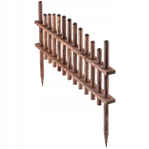 KADAX Płotek Ogrodowy Drewniany Palisada 85cm na Arena.pl