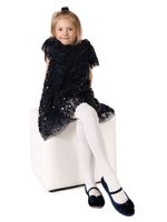 Rajstopy dziecięce mikrofibra ze wzorem białe 70 DEN 128-134 YOCLUB