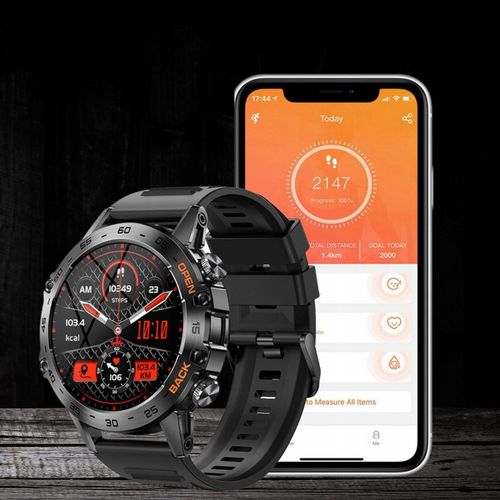 ZEGAREK SMARTWATCH MĘSKI 360x360 ROZMOWY MENU PL na Arena.pl