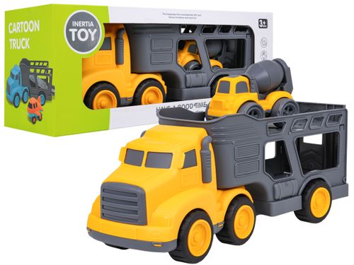 Zestaw Pojazdów Laweta + Autka Budowlane na Arena.pl