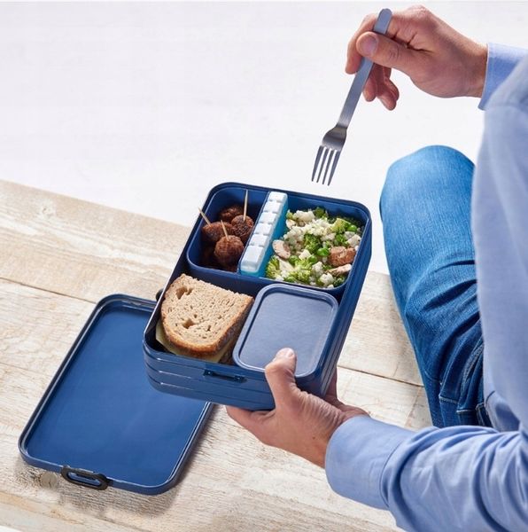 MEPAL BENTO ŚNIADANIÓWKA LUNCHBOX POJEMNIK KANAPNIK DUŻY 1500 BEZ BPA 1,5 L zdjęcie 7