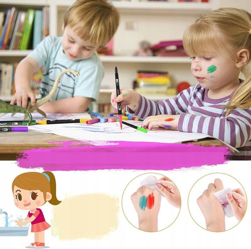 100 KOLORÓW DŁUGOPISY PISAKÓW DUAL BRUSH AKWARELI na Arena.pl