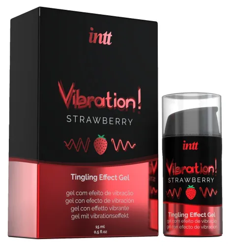 intt tingling gel strawberry 15ml - żel intymny z efektem pulsującym na Arena.pl