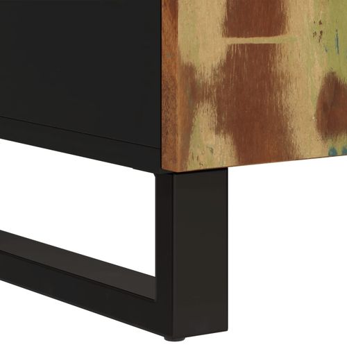 Szafka z 2 drzwiczek, 90x33x75 cm, lite drewno z odzysku na Arena.pl