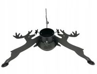 STOJAK POD CHOINKĘ NA CHOINKĘ CZARNY DUŻY CHOINKOWY RENIFER LOFT PODSTAWKA