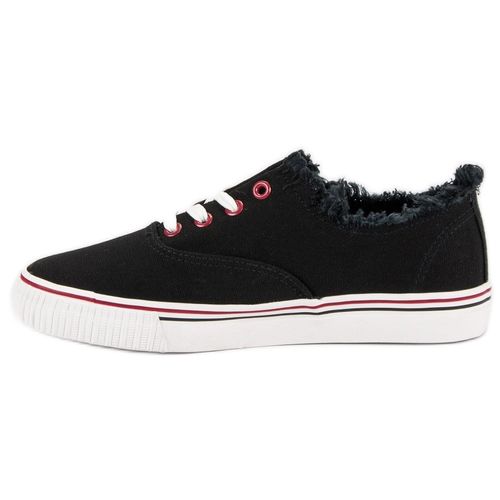 Czarne Tekstylne Trampki r.40 na Arena.pl