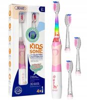 Soniczna szczoteczka do zębów dla dzieci Seago SG-977 różowa na baterie