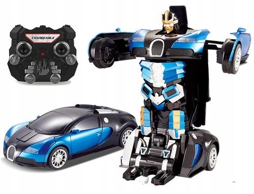 ROBOT SAMOCHÓD 2W1 BUGATTI ZDALENIE STEROWANY R/C PILOT USB AKUMULATORY na Arena.pl