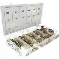 NITONAKRĘTKI STALOWE M3-M10 NITONAKRĘTKA 150 szt.