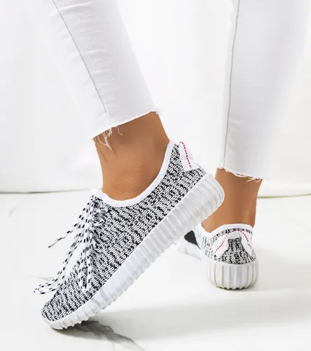 Białe sneakersy skarpetkowe Embro 36 na Arena.pl