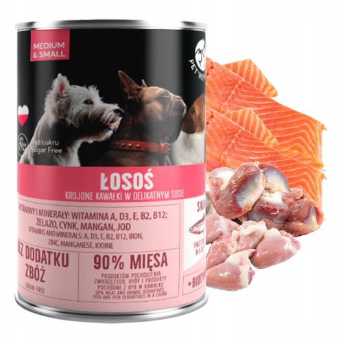 WIEJSKA ZAGRODA PET REPUBLIC Karma mokra dla psa MIX Smaków 12 x 400g na Arena.pl