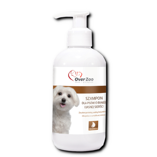 SZAMPON DLA PSÓW O BIAŁEJ I JASNEJ SIERŚCI 250 ML na Arena.pl