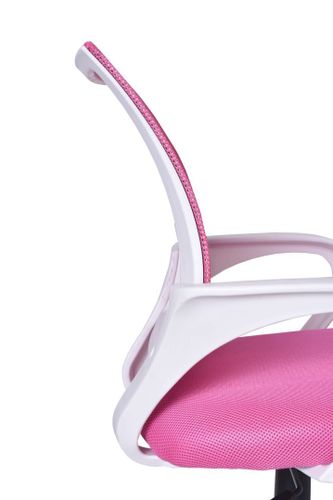 Fotel biurowy Bianco biało-różowy na Arena.pl