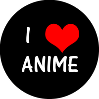 Przypinka I ♥ ANIME