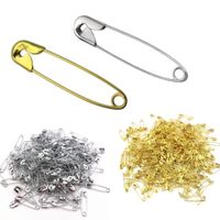 Agrafki krawieckie duży zestaw 70 szt złote srebrne funkcjonalne ozdob