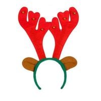 opaska rogi renifera z dzwoneczkami święta rudolf
