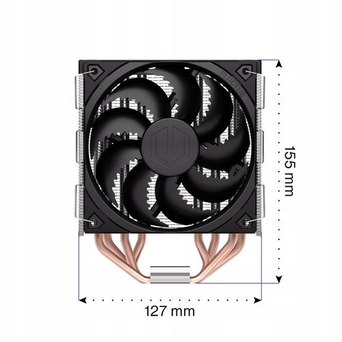 Chłodzenie procesora powietrzem ENDORFY Fera 5 Dual Fan, 2x120mm, TDP 220W na Arena.pl