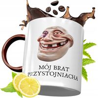 Kubek Bordowy Dla Brata Na Urodziny Prezent Z Nadrukiem Ze Zdjęciem