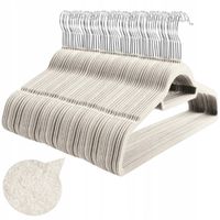 Wieszaki na Ubrania Welurowe Ubraniowe 50 szt wieszak welurowy MOCNY