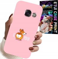 ETUI DO SAMSUNG A5 2017 - ŚMIESZNE WZORY I LOVE YOU PIESEK OBUDOWA