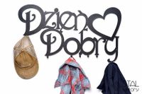 Dzień dobry #3 | Wieszak na ubrania | 70cm | Nowoczesny Design