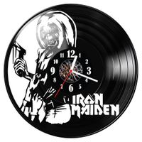 Zegar ścienny z płyty winylowej Iron Maiden 1209.14