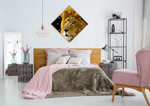 Zegar Ścienny - Zwierze Lew Grzywa - 60X60 Cm - C3Ad60X60-1237 na Arena.pl