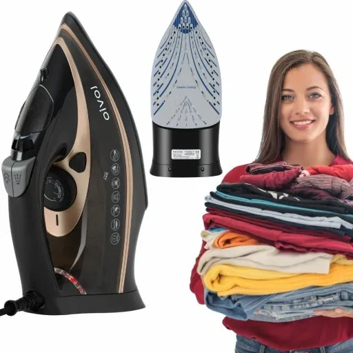 Żelazko parowe 2600W regulacja temperatury Steam Iron LVSA001 Lovio Home zdjęcie 1