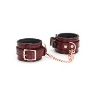 kajdanki wine red handcuffs liebe seele