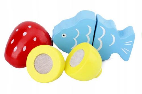 Zestaw DREWNIANYCH Warzyw Owoców Do KROJENIA NA RZEP MEGA ZESTAW NA PREZENT na Arena.pl