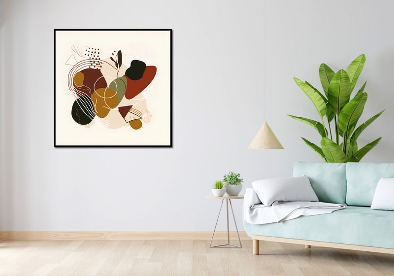 Plakat 100x100cm Organiczna Erupcja zdjęcie 4