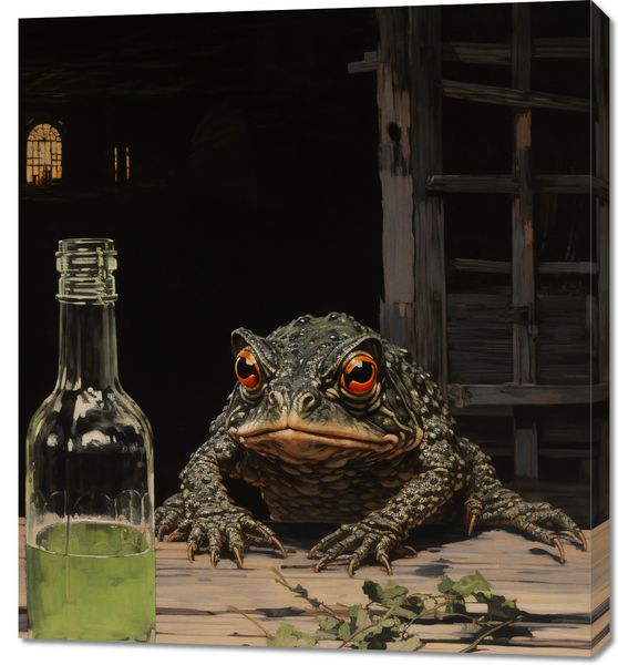 Obraz 90x100cm Oczekiwanie w Półmroku zdjęcie 1