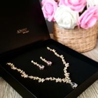 Komplet ślubny FLORAL gold