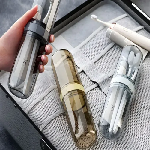 Etui pojemnik na szczoteczkę pastę do zębów turystyczny podróżny futerał na Arena.pl